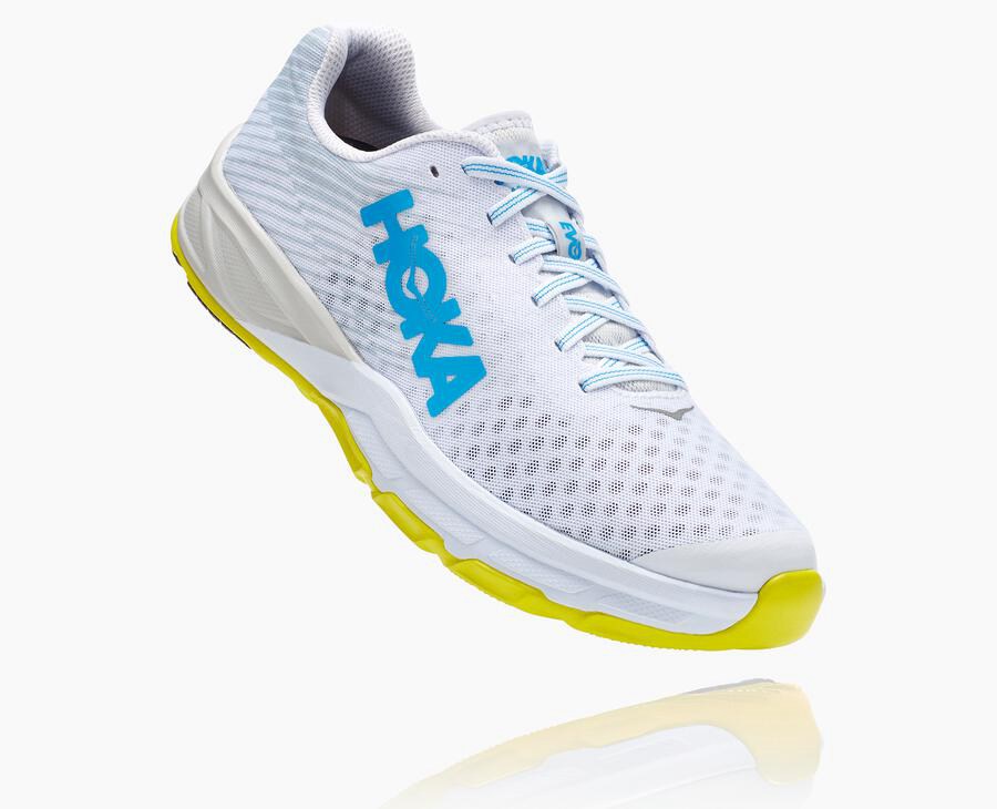 Hoka One One Evo Carbon Rocket - Men Running Shoes - White,Australia XOE-183570